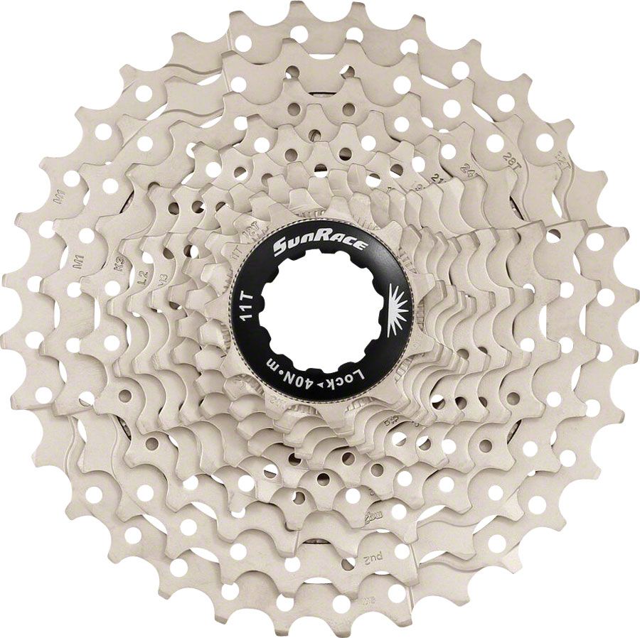 SunRace MS3 Cassette - 10 Speed, 11-42t, Silver