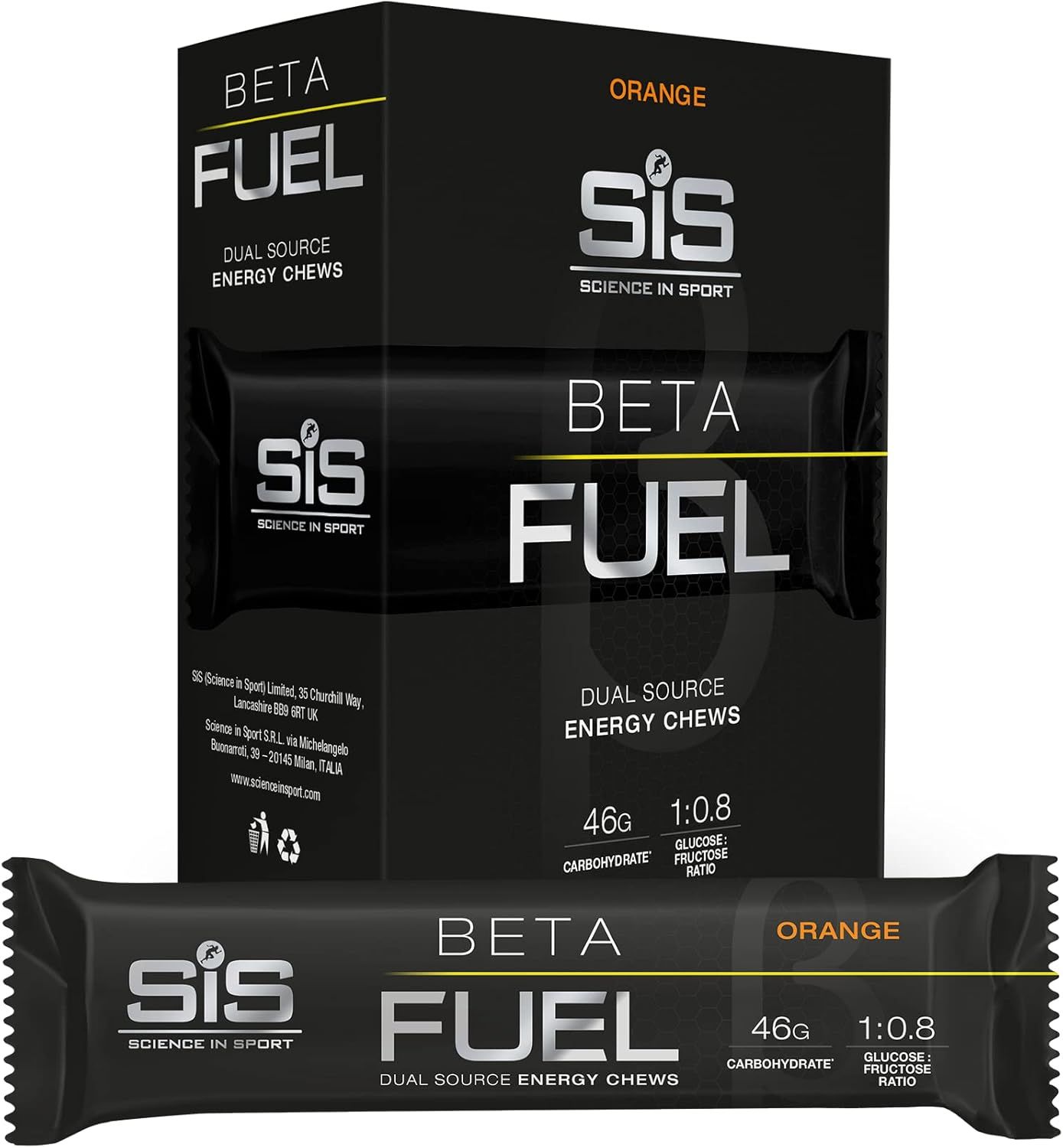 SiS Beta Fuel | Orange | Dual Source Energy Chews