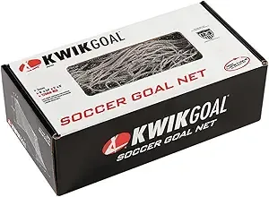 Kwik Goal 3mm 8H x 24W x 3.5D x 8 1/2B 120mm Mesh Solid Braid Knotless Goal Net