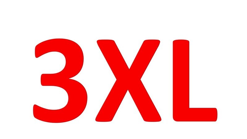 3-XL,4-XL