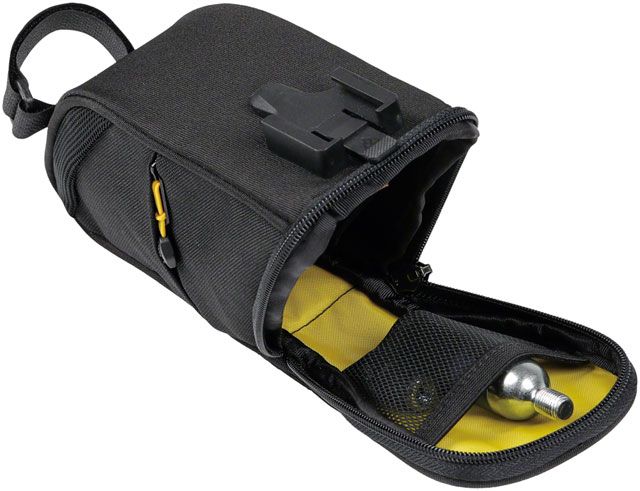 Topeak Aero Wedge DX Seat Bag with Mount: Medium Black