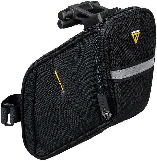 Topeak Aero Wedge DX Seat Bag with Mount: Medium Black