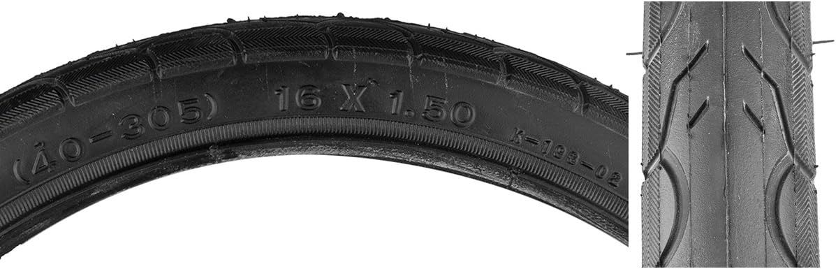 Sunlite Hybrid/Touring Kwest Tires, Black/Black 16X1.50