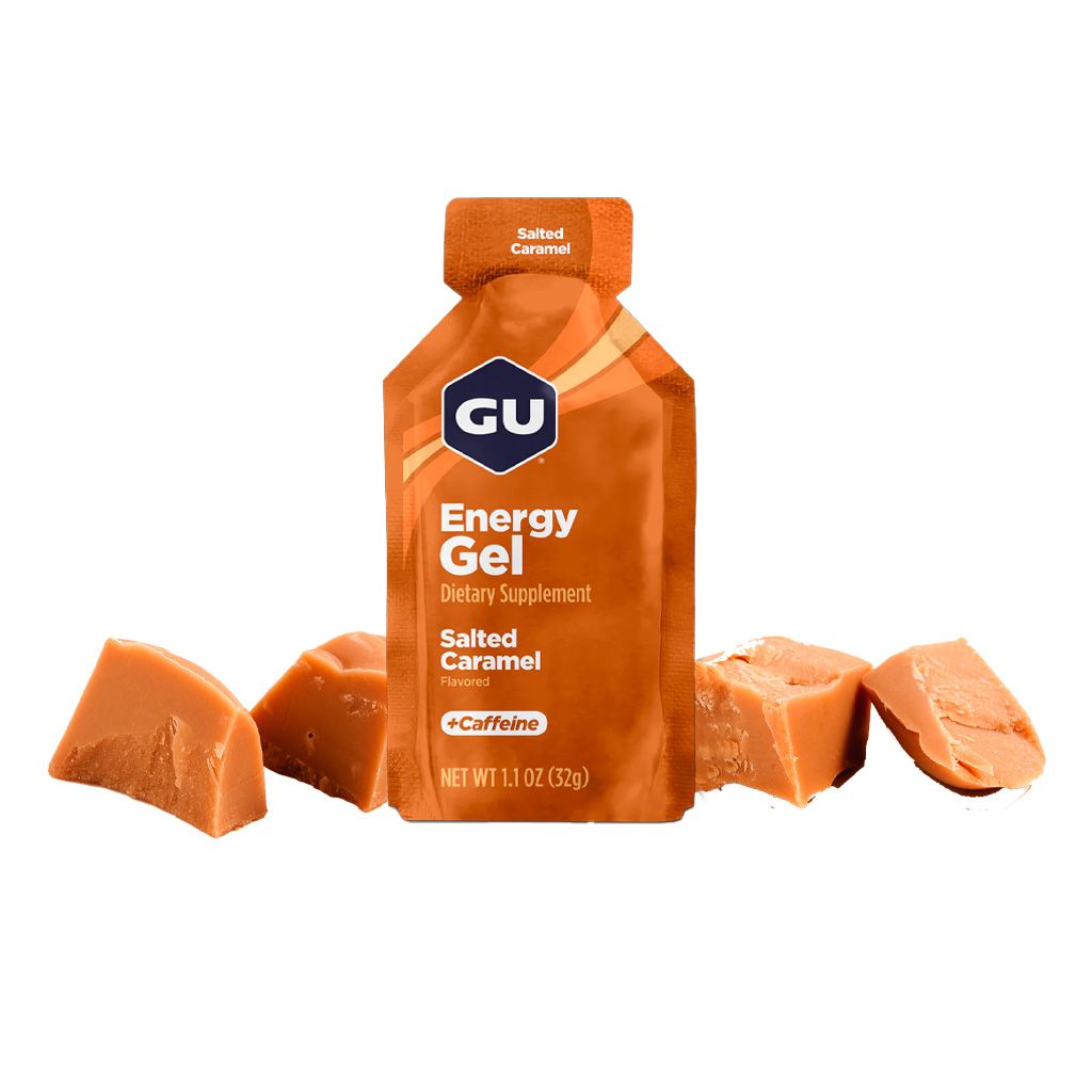 GU Energy Gel: Salted Caramel (Contains 20mg of caffeine per 1.1oz - 32g)