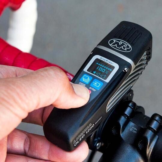 NiteRider Lumina OLED 1200 Boost Headlight MNITER33