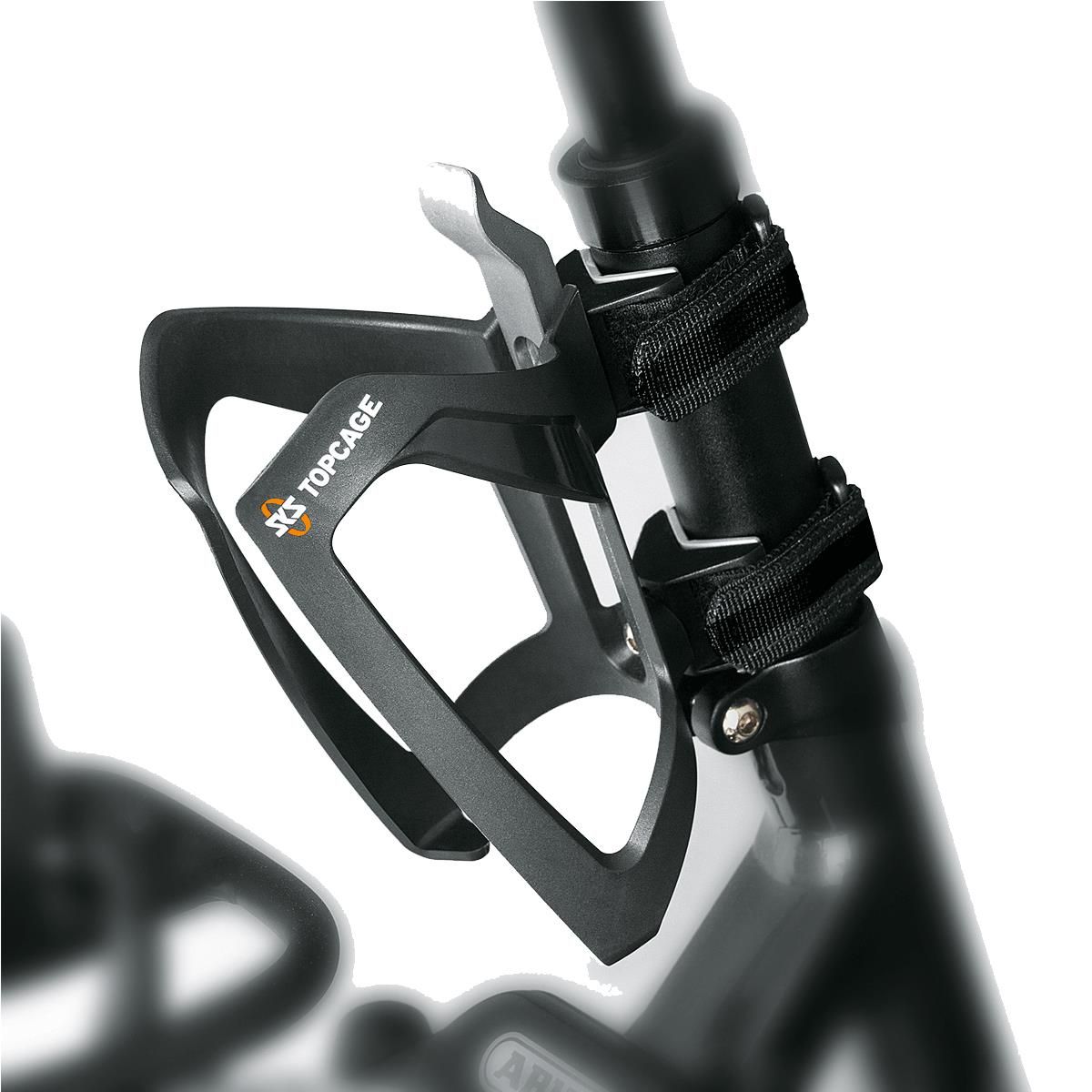 SKS Anywhere Adapter, Water Bottle Cage Mounting Adapter: Black