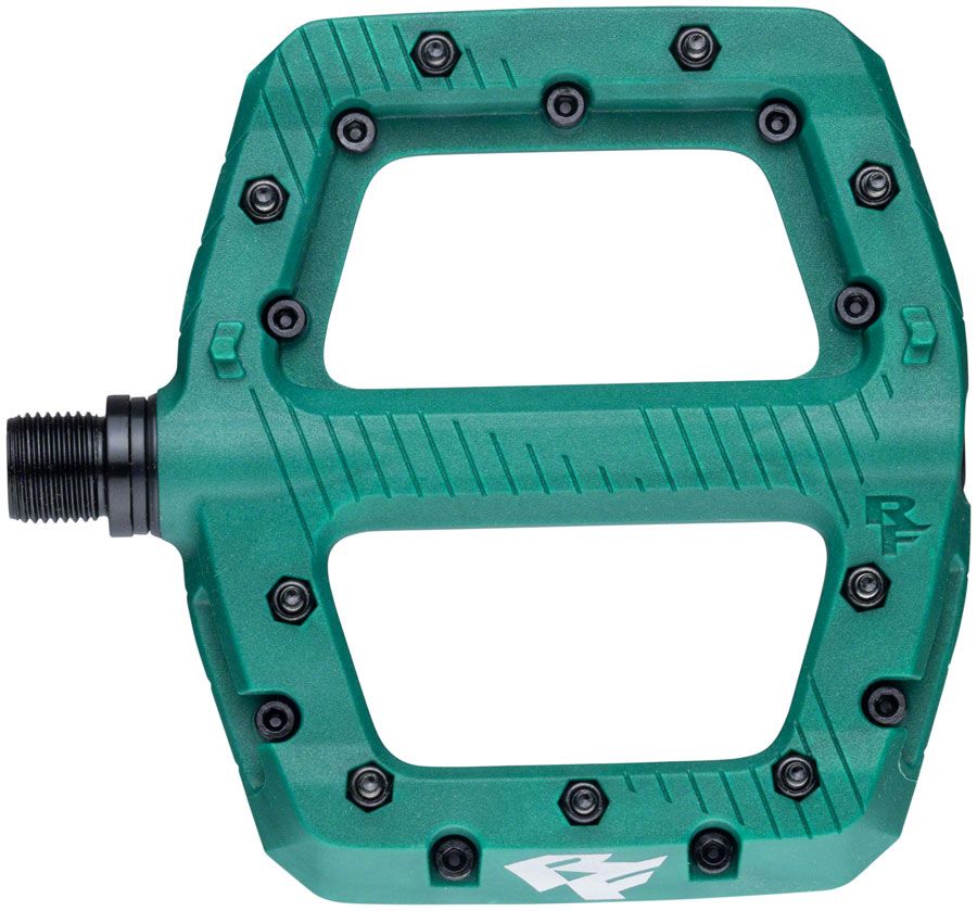RaceFace Chester Pedals - Platform, Composite, 9/16", Small, Green