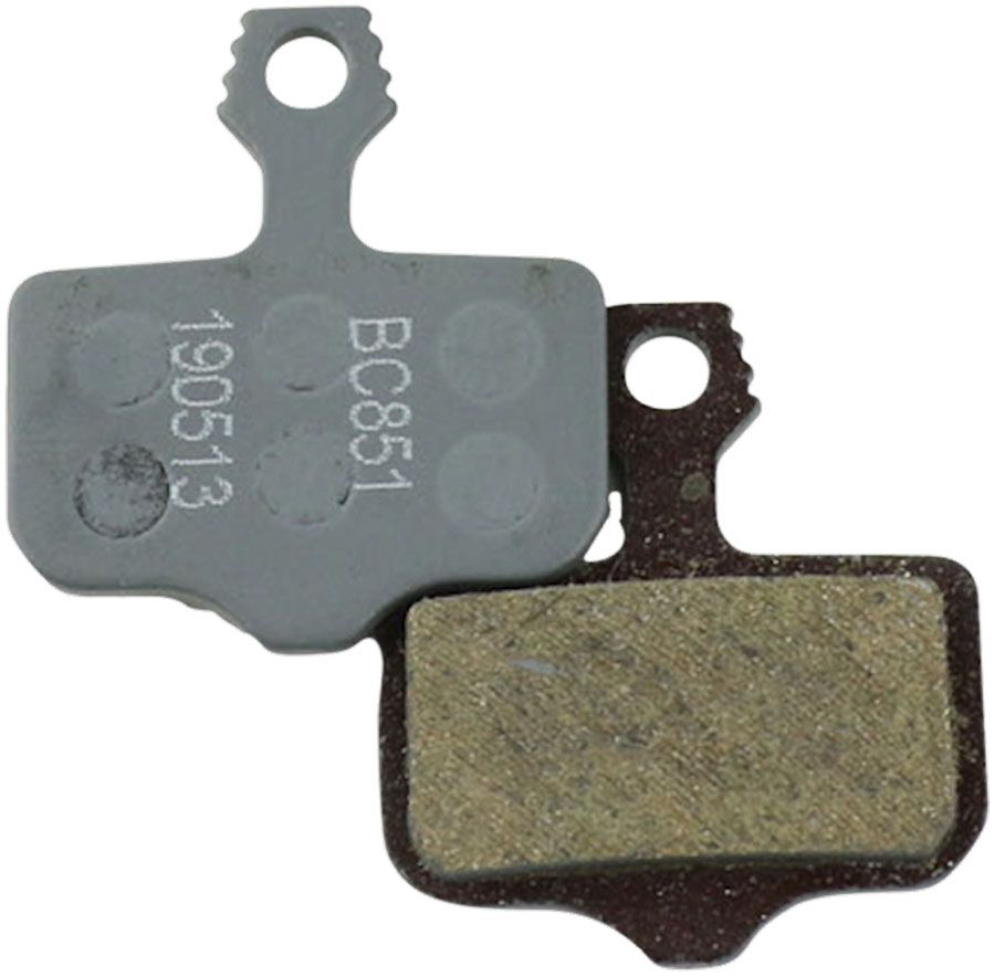 SRAM Disc Brake Pads - Organic Compound, Steel Backed, Powerful, For Level, Elixir, and 2-Piece Road