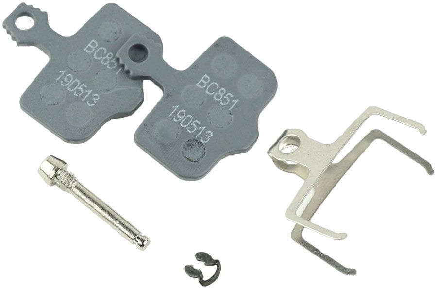 SRAM Disc Brake Pads - Organic Compound, Steel Backed, Powerful, For Level, Elixir, and 2-Piece Road