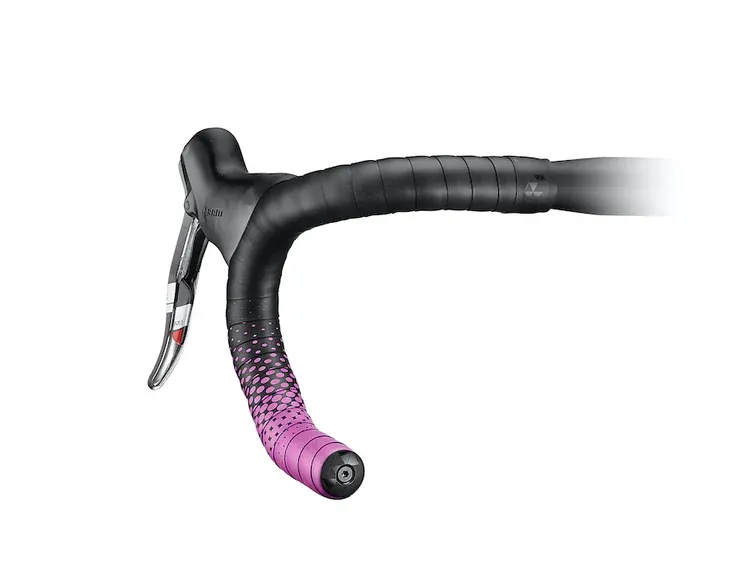 Ciclovation Leather Touch Handlebar Tape, Fusion Dot Blk/Pink