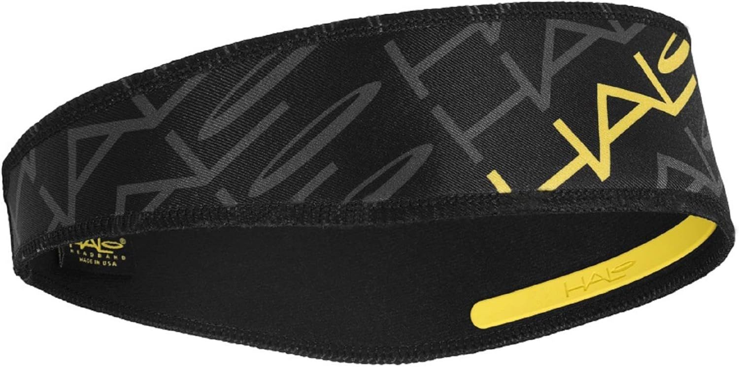 Halo Headband Halo II, Sweatband Pullover for Men and Women Black