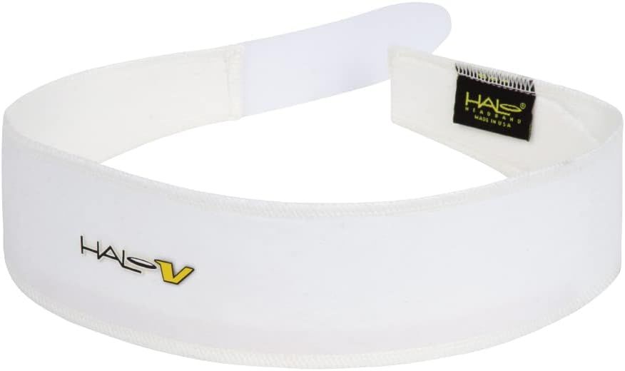 Halo Headbands V, Velcro White