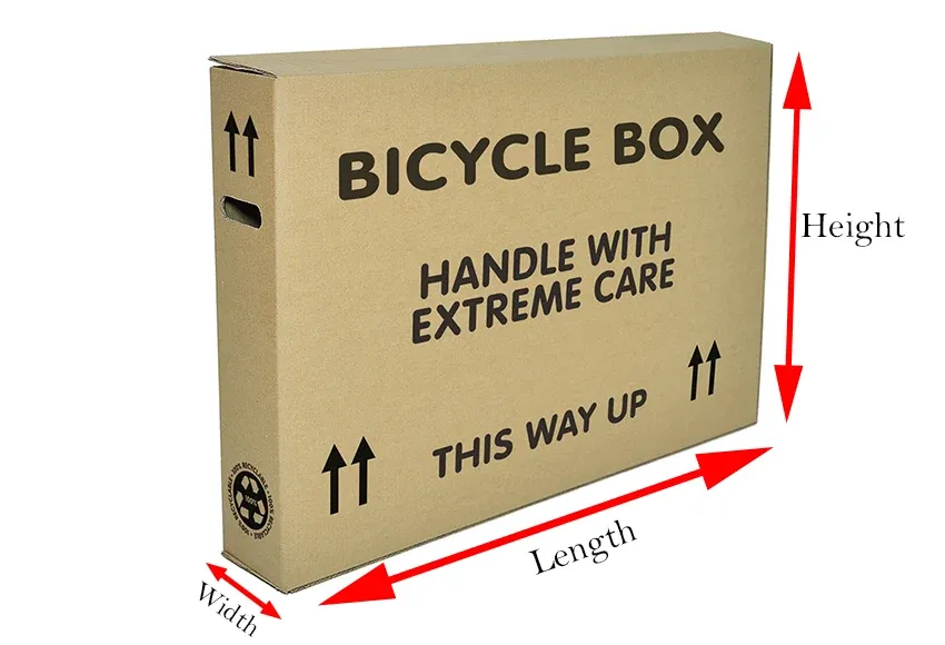 Bicycle Regular Box W-8'' L-57'' H-30''