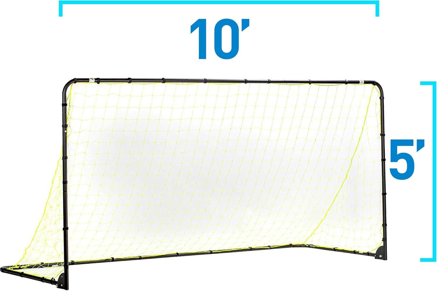 Franklin Sports Competition Metal Folding Soccer Goals 10'X5'