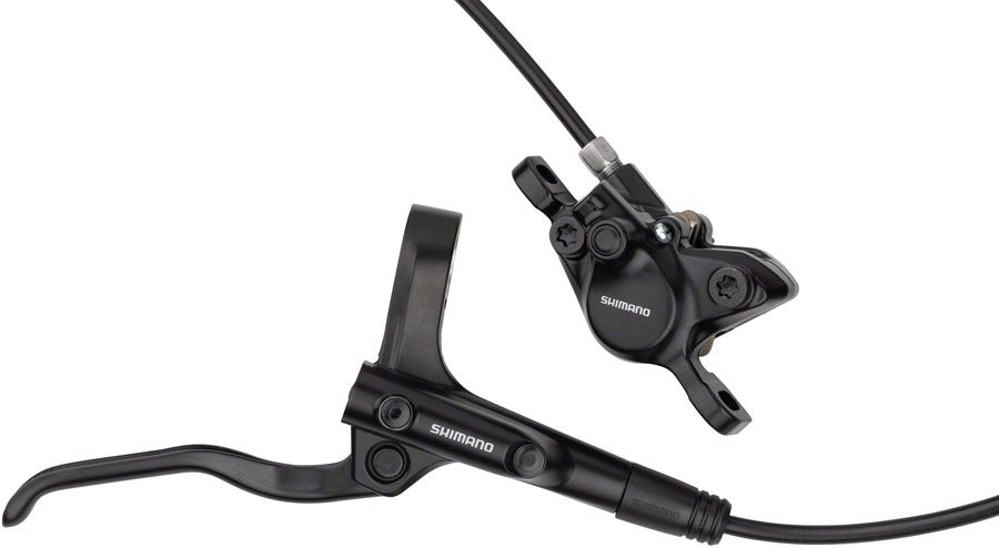 Shimano BL-MT200 Disc Brake and Lever - Rear, Hydraulic, , Resin Pads, Black