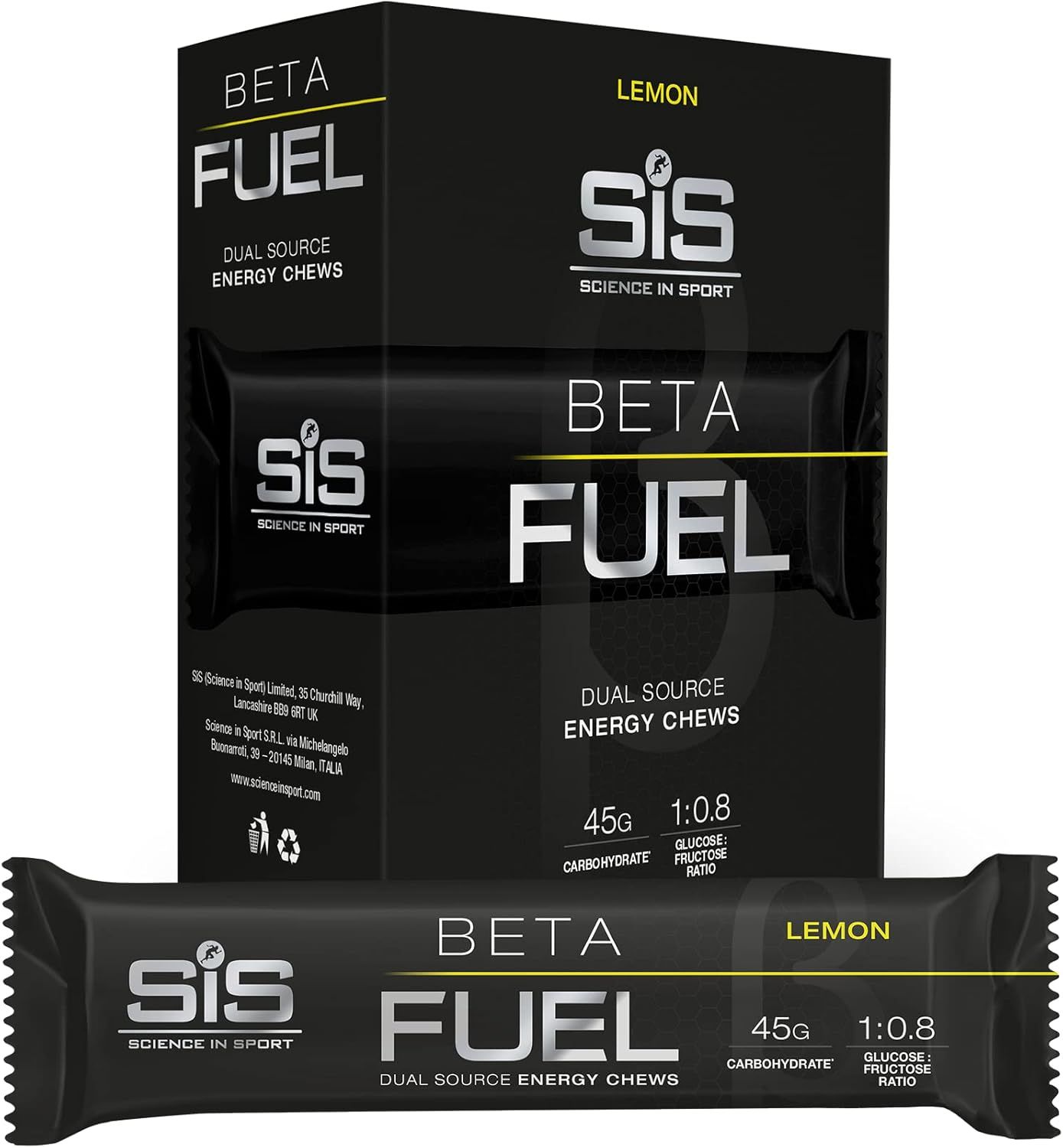 SiS Beta Fuel | Lemon | Dual Source Energy Chews