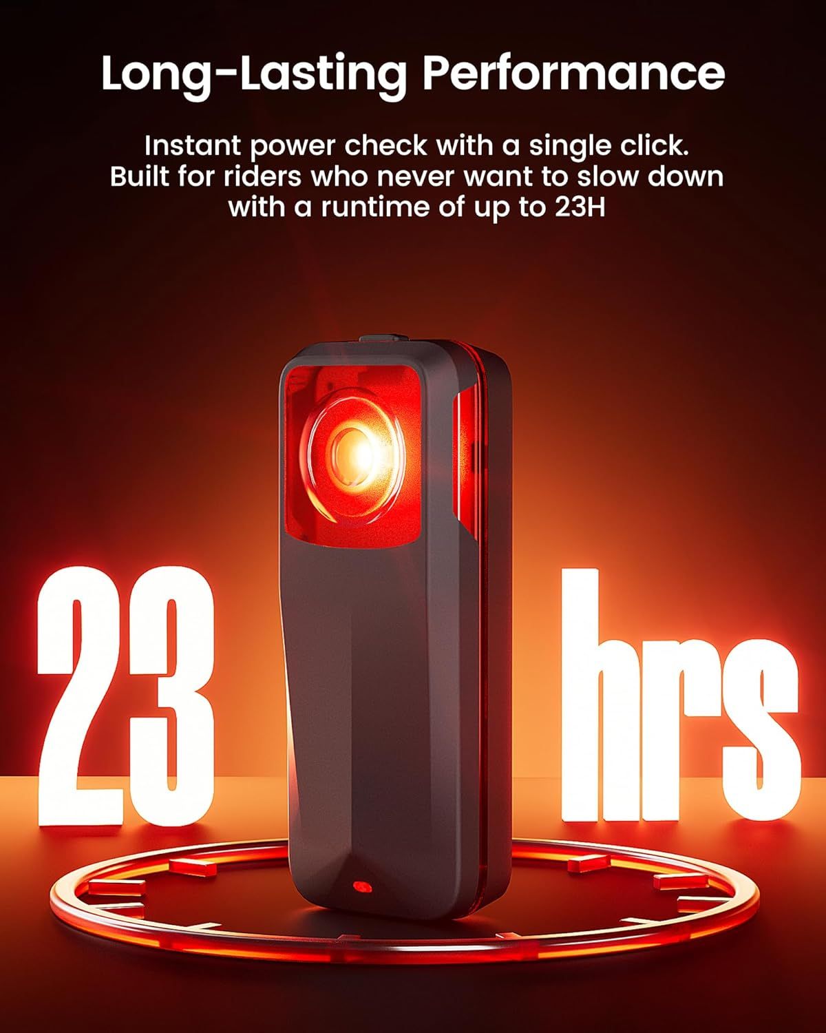Ravemen NT201 Bike Radar Tail Light, 80-Lumen