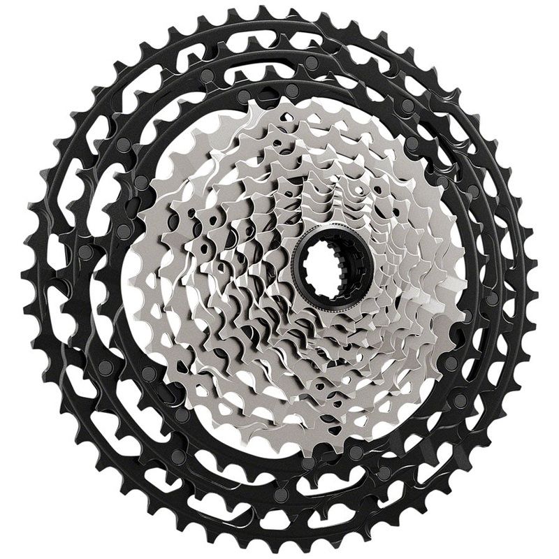 Shimano XTR CS-M9100 Cassette - 12 Speed, 10-45t, Black/Gray, Micro Spline