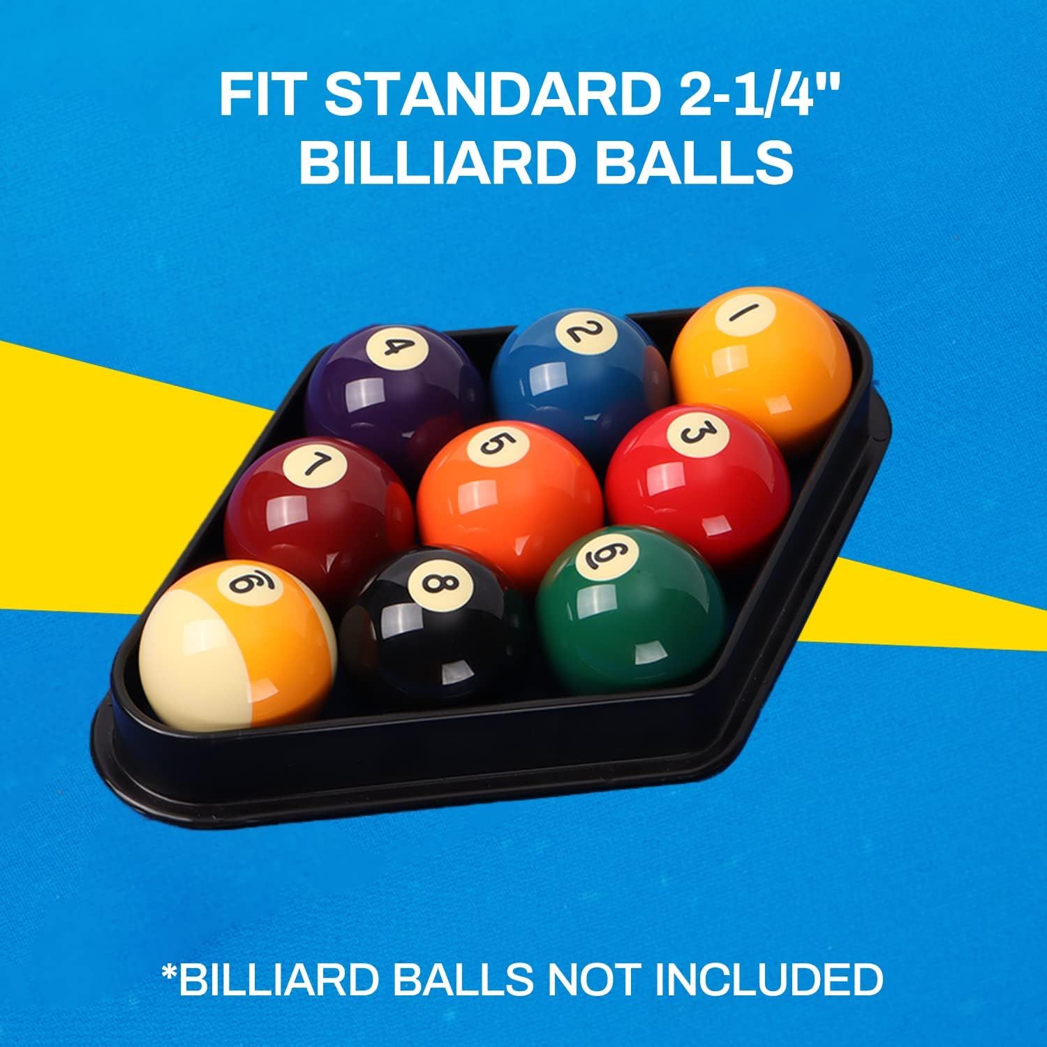 Pool Ball Racks 9-Ball Diamond  Fit Standard 2-1/4" Billiard Pool