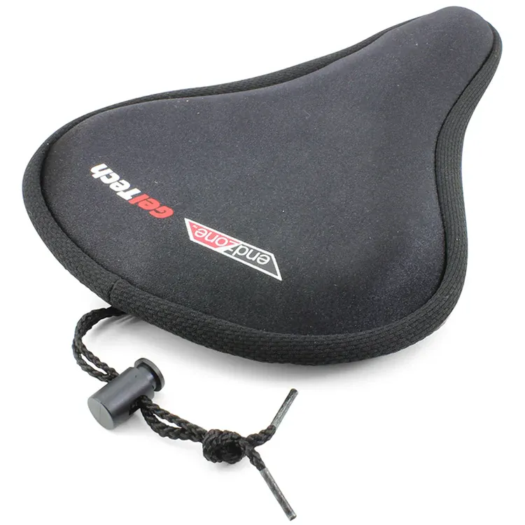 Endzone Geltech Recreational Bike Seat/Saddle Pad Cover Black 180mm x 290mm