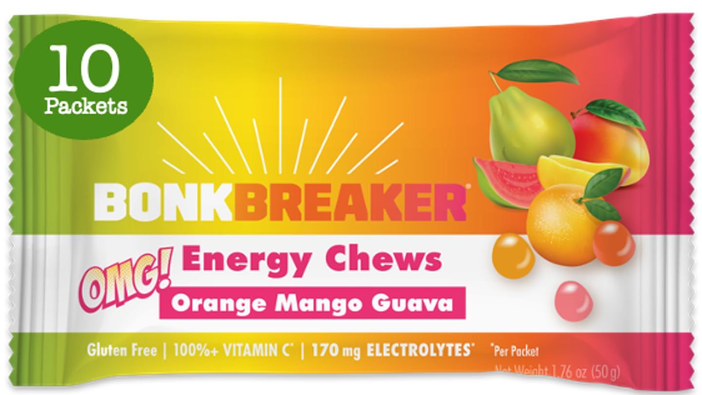 SaltStick Energy Gummies with Electrolytes Orange Mango Guava Flavor, 50g