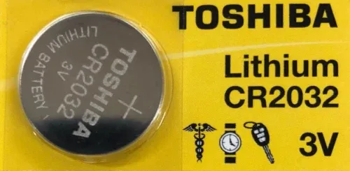 Toshiba Lithium Battery CR-2032 3V  1-pcs/bag