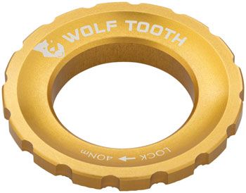 Wolf Tooth CenterLock Rotor Lockring - External Splined, Gold