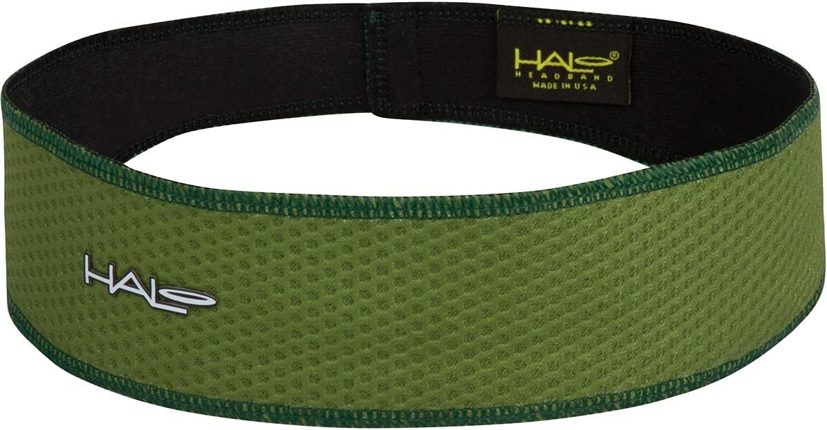 Halo II- Pullover Headband-Patented Lightweight, Absorbent Military Green