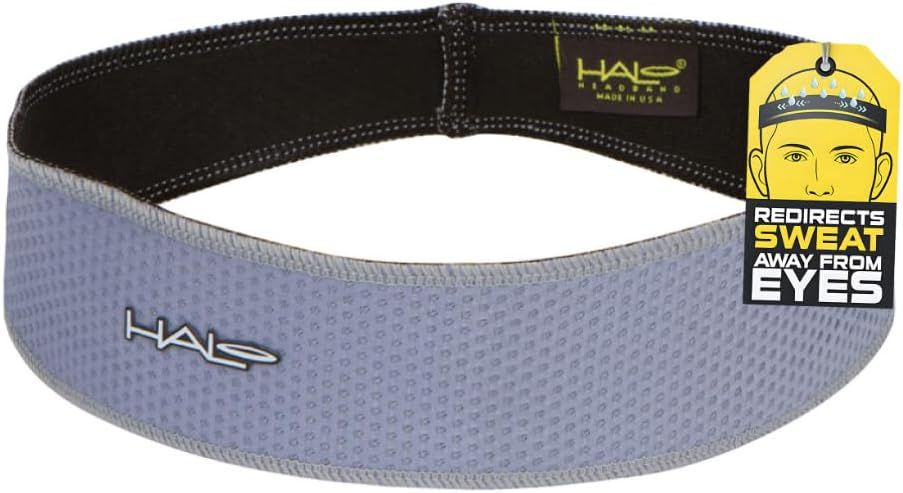 Halo II- Pullover Headband-Patented Lightweight, Absorbent Grey