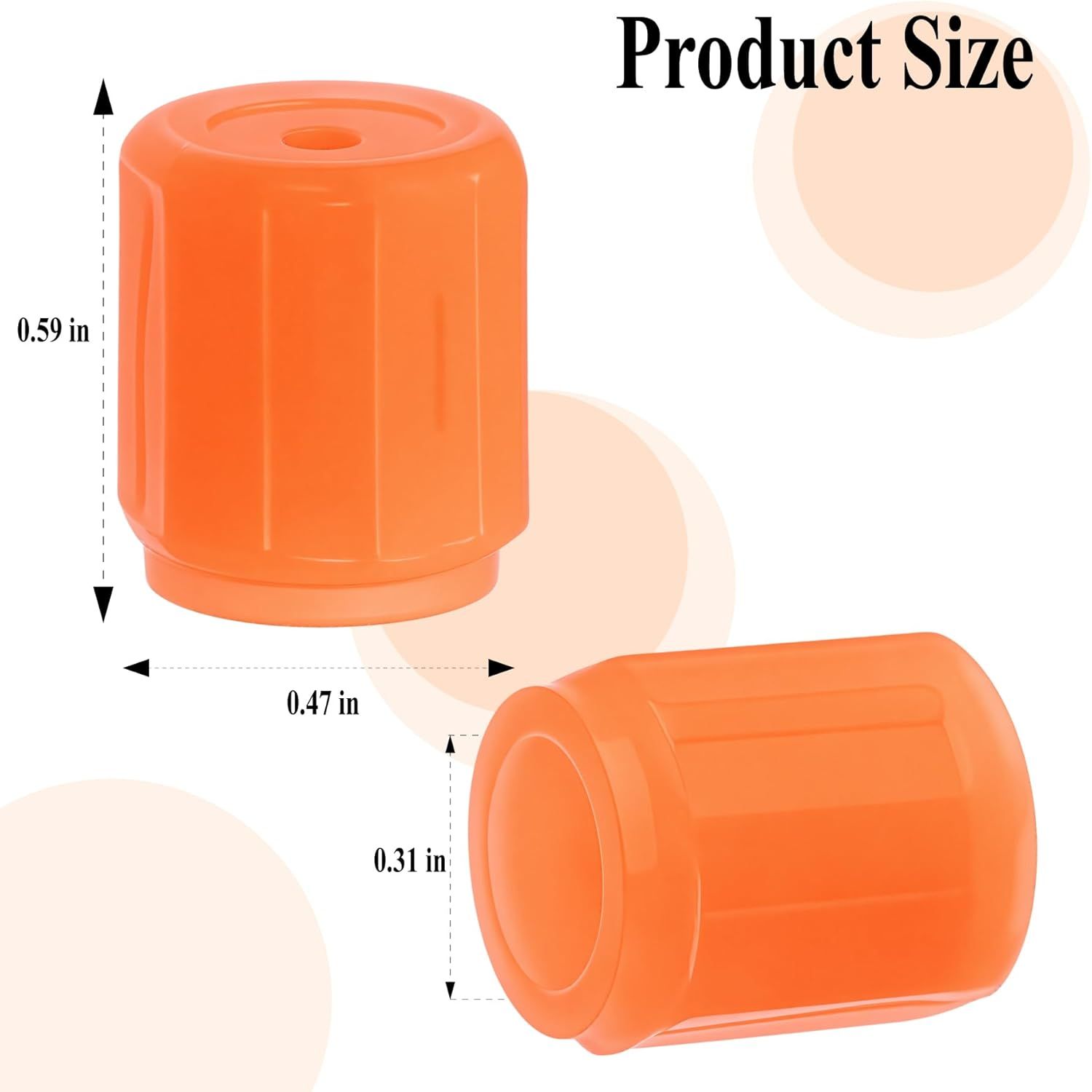 Fluorescent Tire/Tube Valve Caps - Glow in The Dark