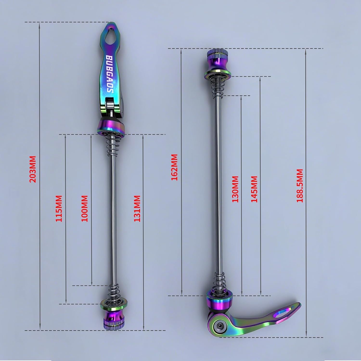 Bubgaos Quick Release Skewer Front &amp; Rear