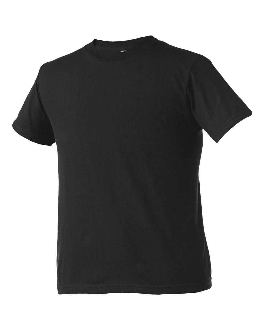 Augusta Sportswear Youth Fine Jersey T-Shirt Blaxk