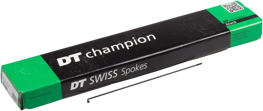 DT Swiss Champion Spoke: 2.0mm, 272mm, J-bend, Black