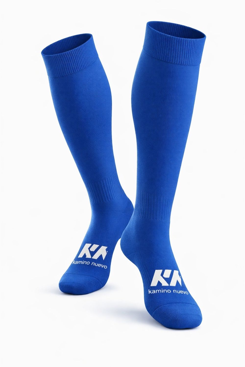 KN Kids &amp; Adult Soccer Futbol Blue Sock (1 par)