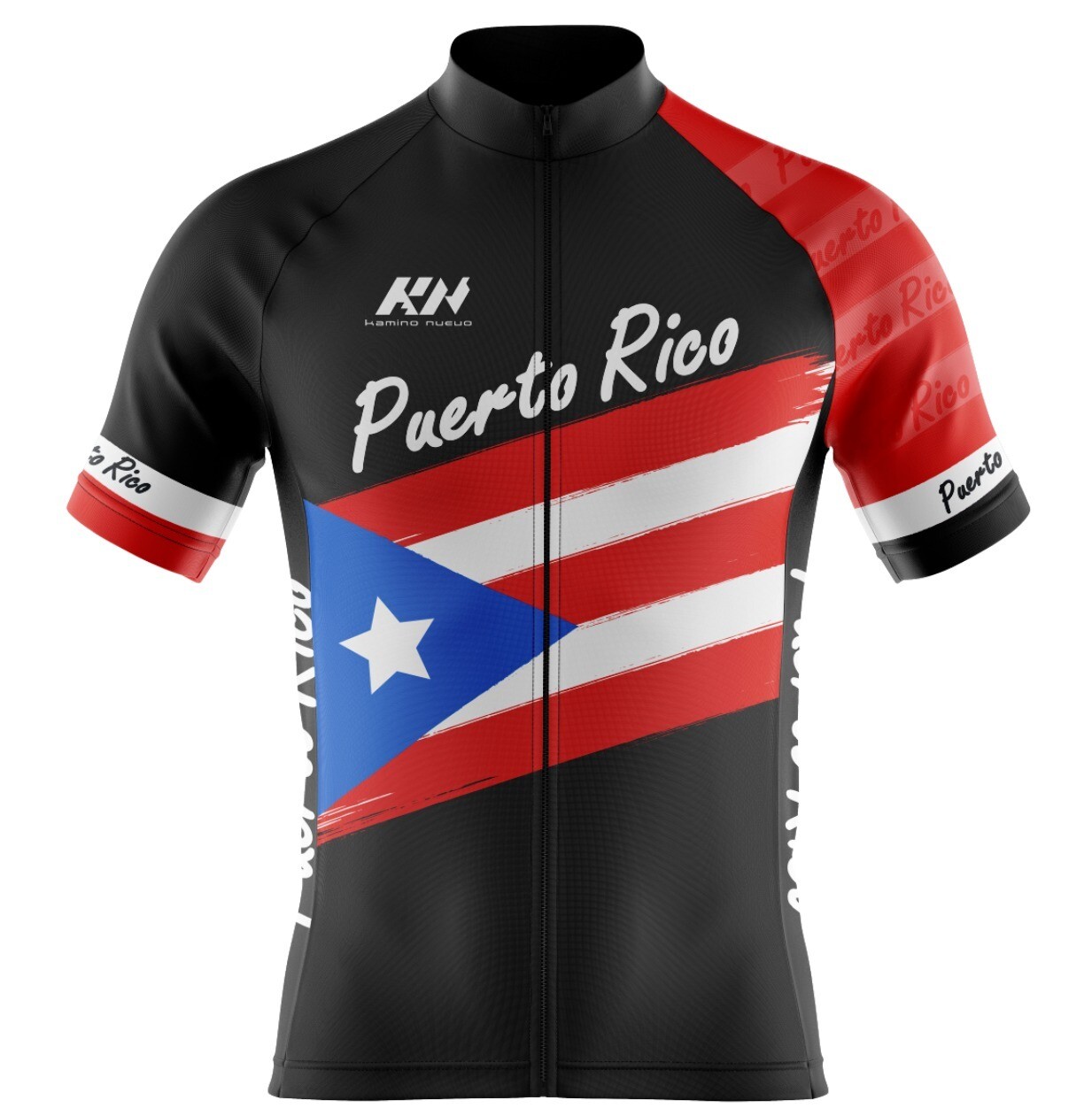 Kamino Nuevo Unisex PR Pro Elite Flag Jersey Black/Red XXS