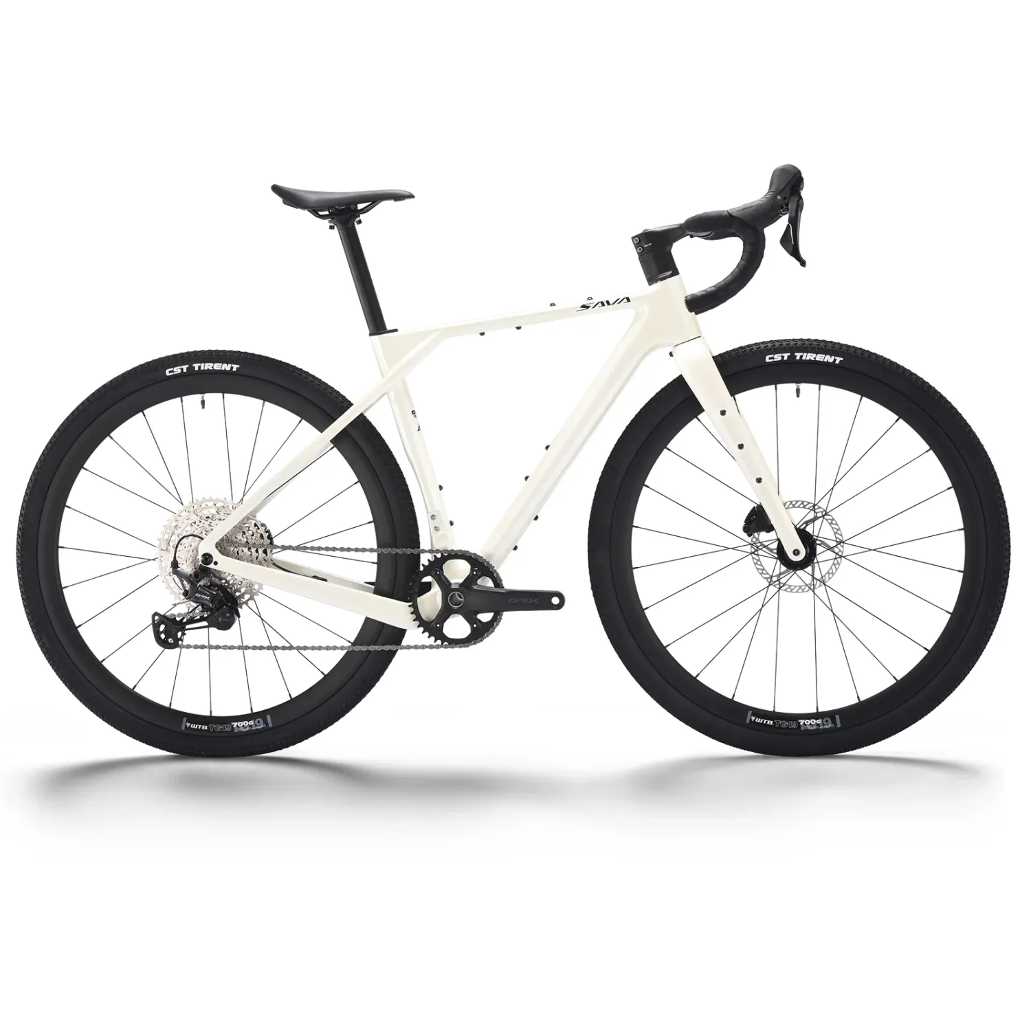 SAVA Gelaro S6-GRX610 Carbon Gravel White 1x12sp