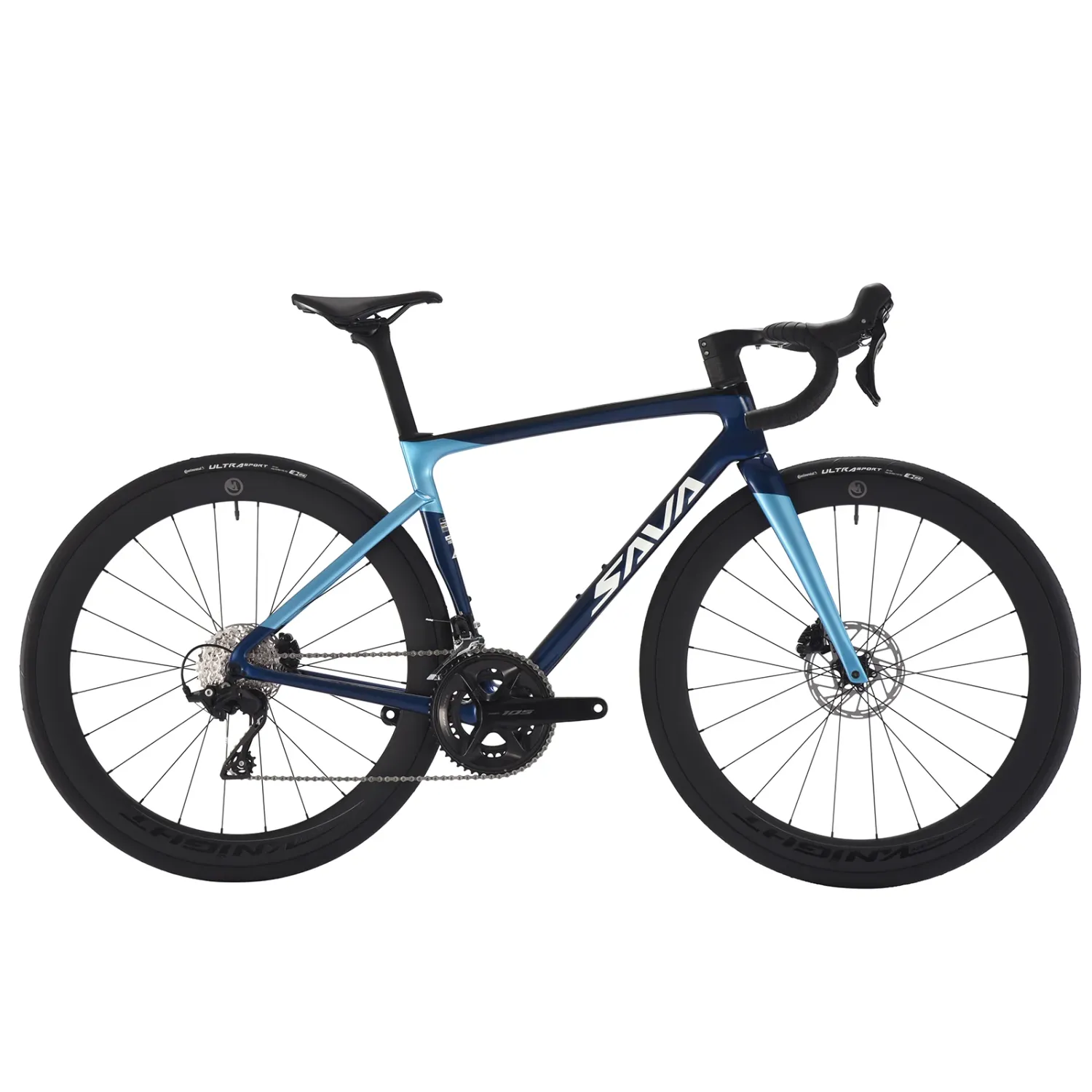 SAVA Hawkeye F20 Full Carbon Road Full Shimano 105 Hydraulic Disc Brake Denim Blue 2x12sp