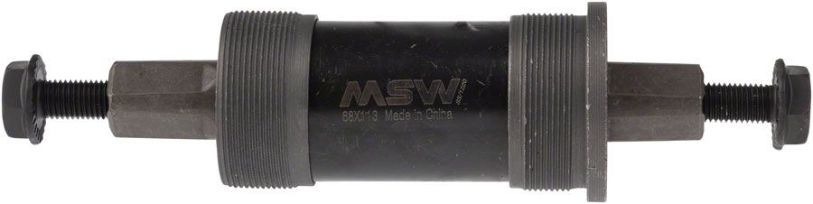 MSW ST100 Bottom Bracket - English, 68 x 113mm, Square Taper JIS