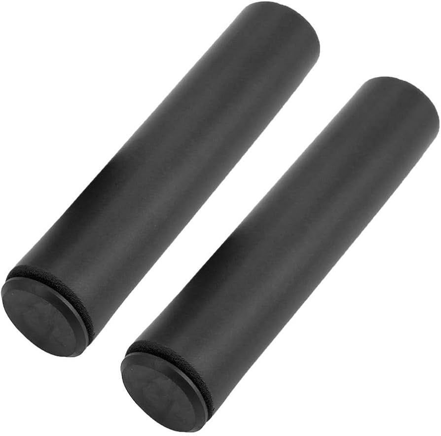 Omega Silicone Grips with End Plugs Black