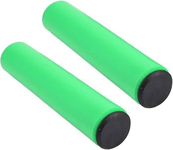 Omega Silicone Grips with End Plugs Green