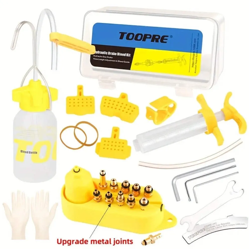 TOOPRE Bike Hydraulic Disc Brake Oil Bleed Kit Tool MTB Road Brake