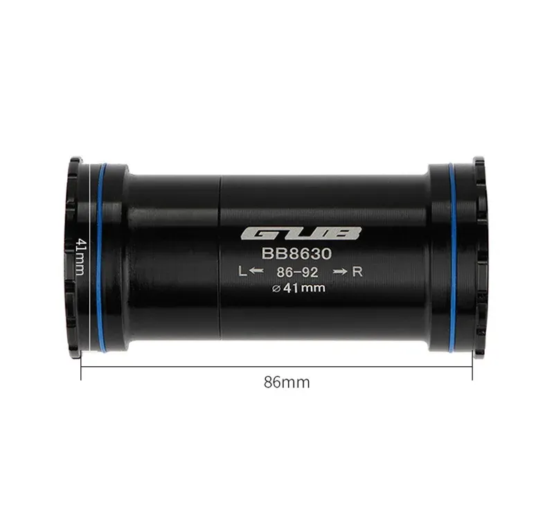 GUB BB86/30 4130 Thread Press Fit Bottom Brackets 30mm, 86-92mm