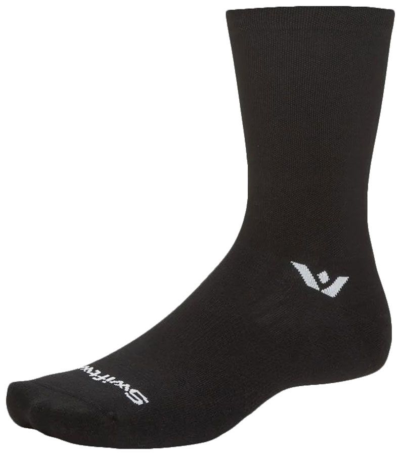 Swiftwick Aspire Crew Socks - Circuit Black