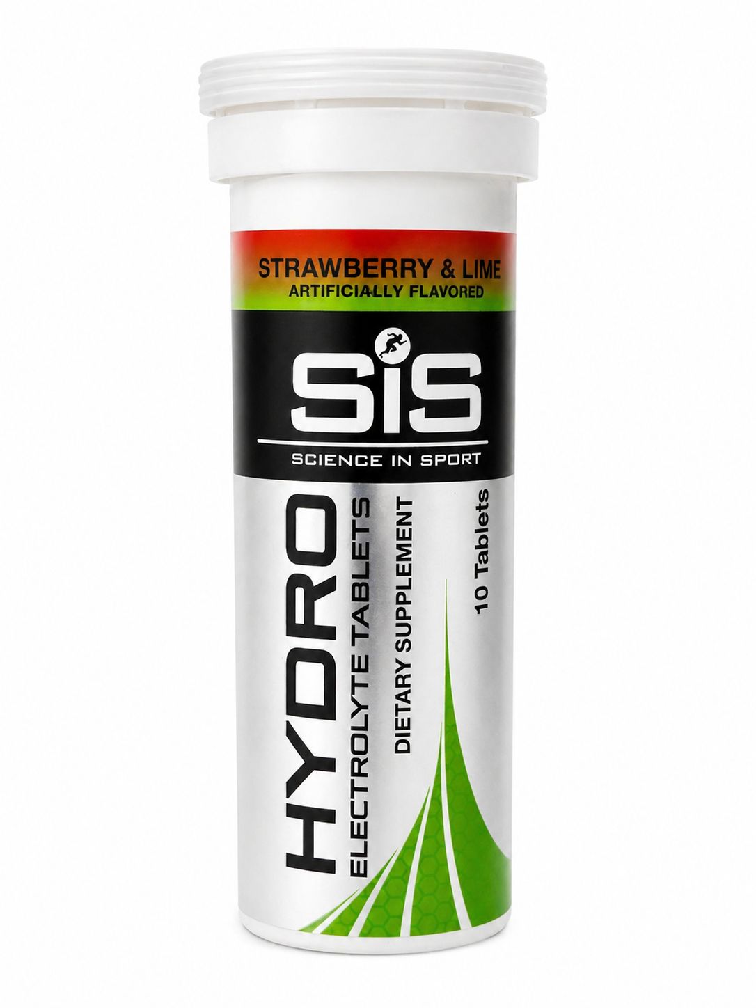 SIS Hydro Effervescent Tablet 10ct Strawberry &amp; Lime