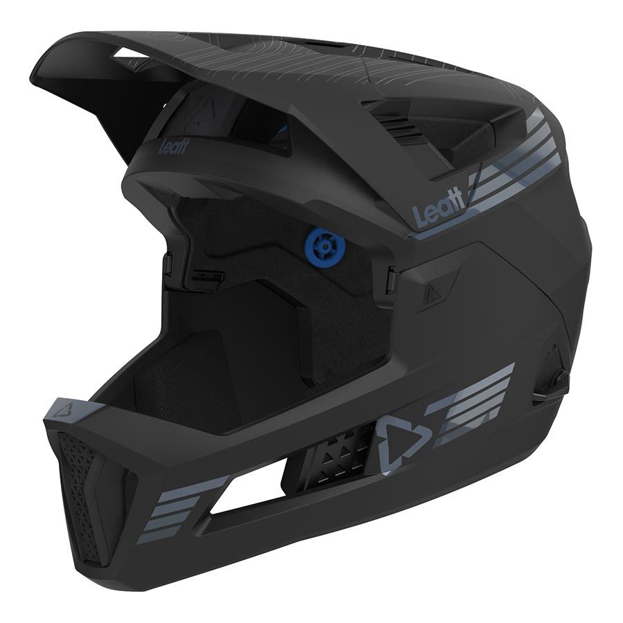Leatt, MTB Enduro 4.0 Men, Full Face Helmet, Stealth, S, 51-55cm