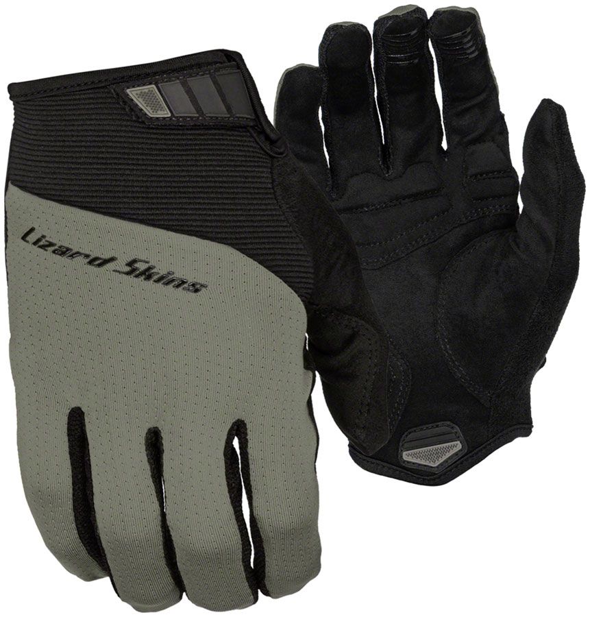 Lizard Skins Monitor Traverse Gloves - Titanium Gray, Full Finger