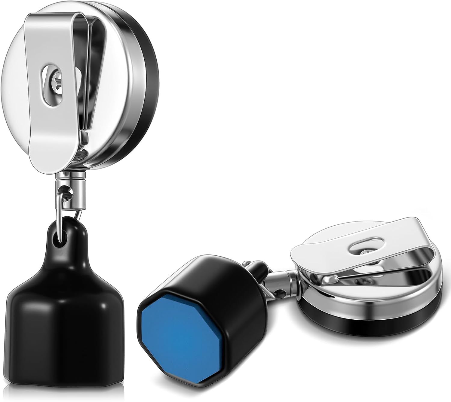 Lewtemi Pool Octagonal Chalk Holder Retractable with Belt Clip