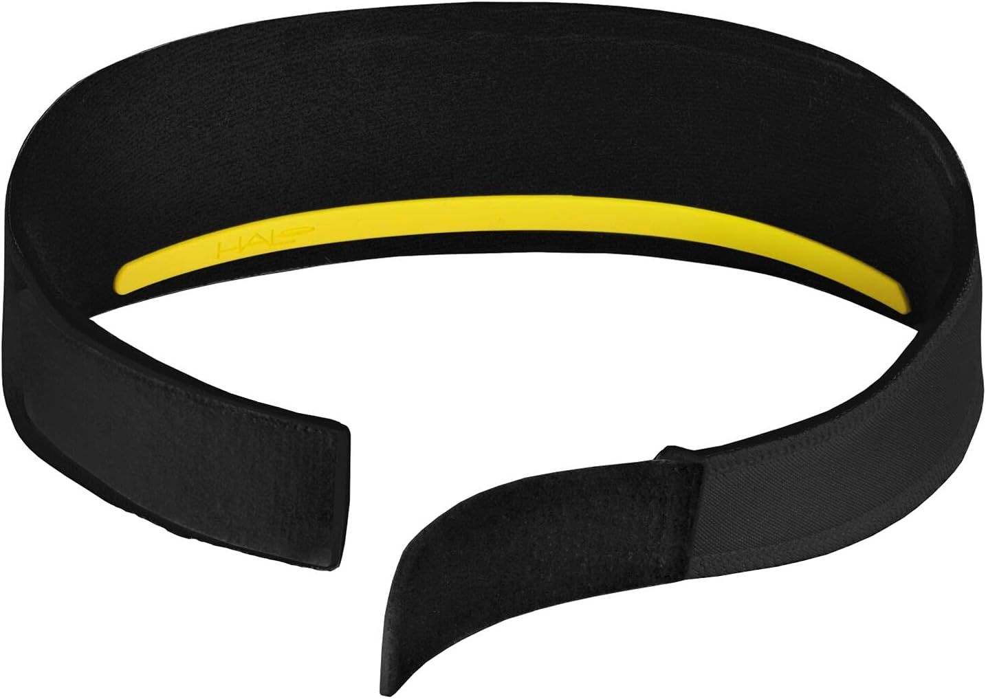 Halo V - Sweatband with Velcro Brand Adjustable Fastener Black