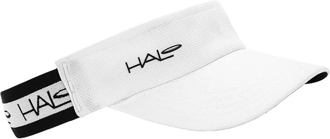 Halo Headband Sweatband Race Visor White S/M