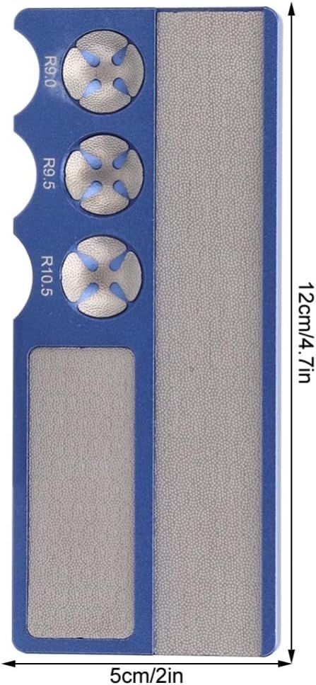 Billiards Cue Tip Shaper Blue